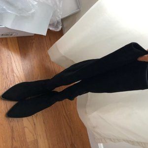 Steve Madden Over the knee black boots (size 9)